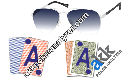 Aviator IR Glasses For Luminous Marked Cards