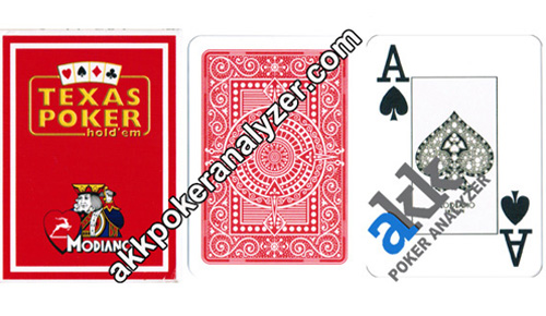Modiano Texas Holdem Marked Poker Cards
